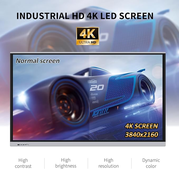 TouchWo 98" Touchscreen Monitor Smart Board, 4K Interactive Presentation - Image 4