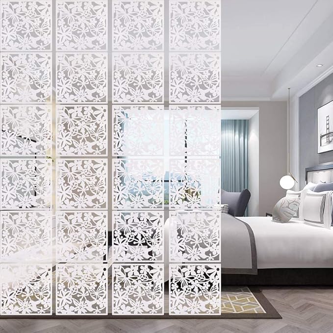 12+4PCS KEIBIKEIDI Hanging Room Divider Screens Made of Environmentally PVC by KEIBIKEIDI