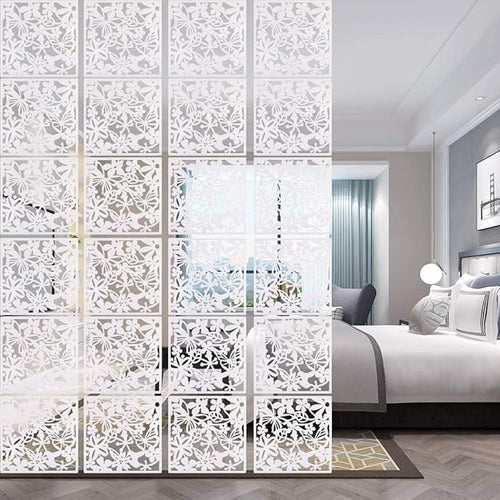 12+4PCS KEIBIKEIDI Hanging Room Divider Screens Made of Environmentally PVC by KEIBIKEIDI