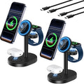 2 Pack Hevanto 2026 3 in 1 Wireless Charging Station by Hevanto