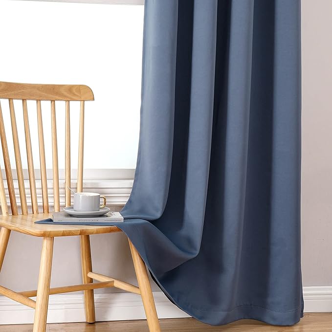 ChrisDowa 100% Blackout Curtains 80 inch Long - Image 7