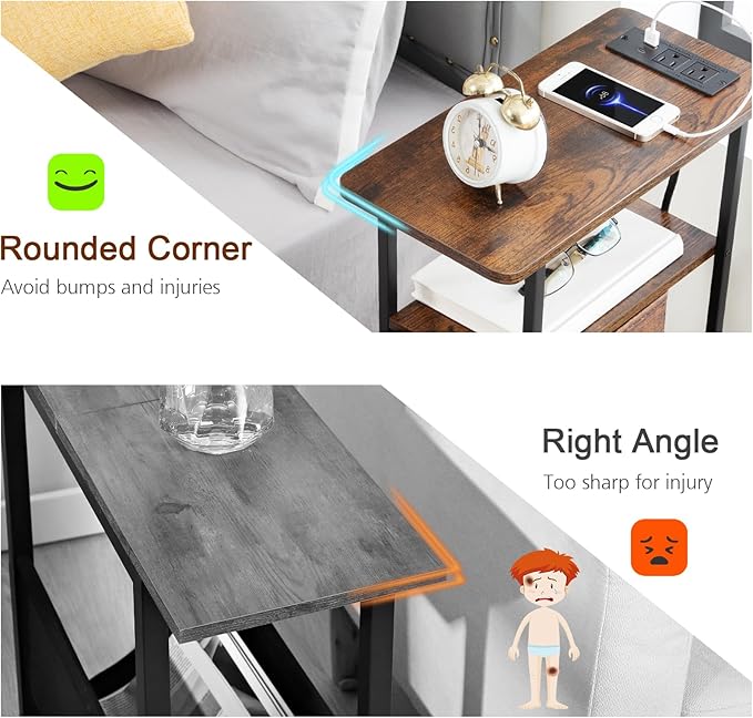 LOAKEKEL Narrow End Table Living Room - Image 7
