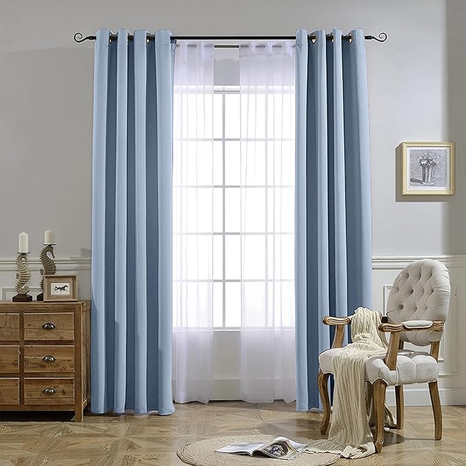 NICETOWN Blackout 72 inch Curtains - Image 4