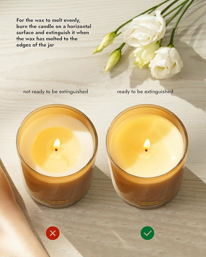 96NORTH | Pure Coconut Candle | 100% Natural Soy Wax | One Wick Jar Candle | - Image 4