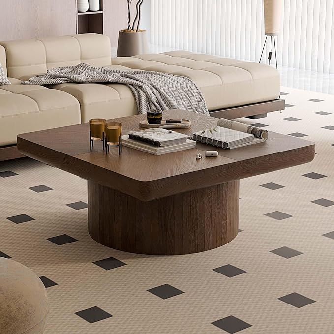 Modern Square Coffee Table - Image 3