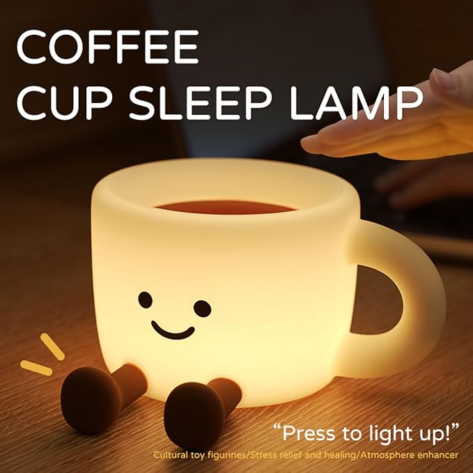 QANYI Coffee Cup Night Light, Gifts - Image 2