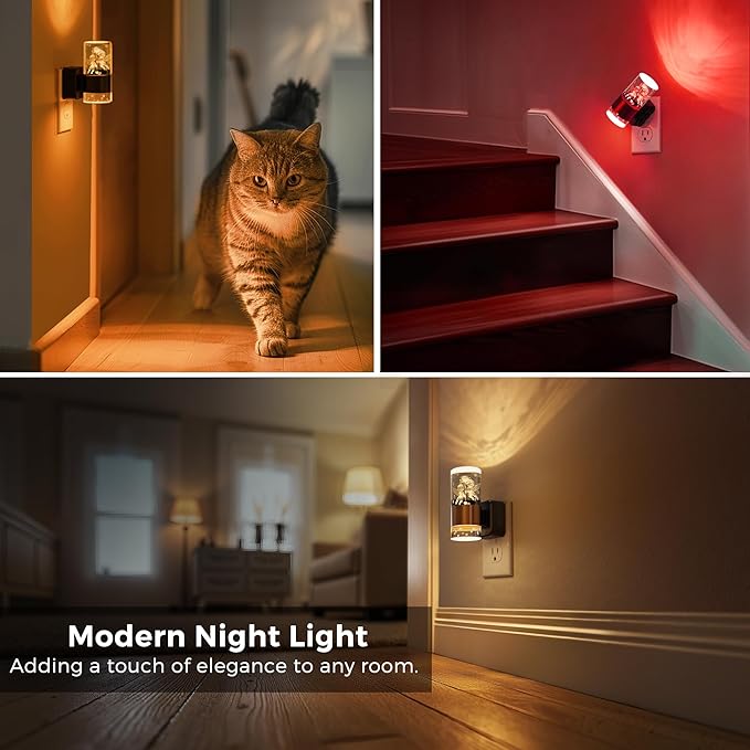 L LOHAS LED Night Lights Plug into Wall, Dusk to Dawn Nightlight, 9 Colors - Image 7