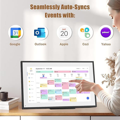 15.6 inch Wall Planner Digital Calendar Electronic Calendar Chore Chart - Image 2