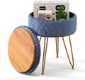 Cpintltr Foot Stool Velvet Storage Ottoman by CpintltrFruniture