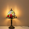 Mini Tiffany Table Lamp Nightstand Lamps Handmade Stained Glass Bedside Lamp by JGWSMQ