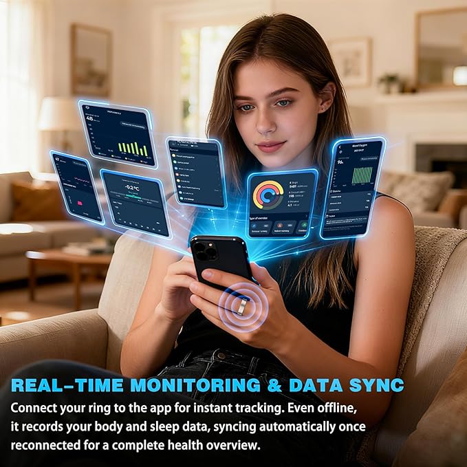 S SECRETTOP Smart Ring Health Tracker - Image 2
