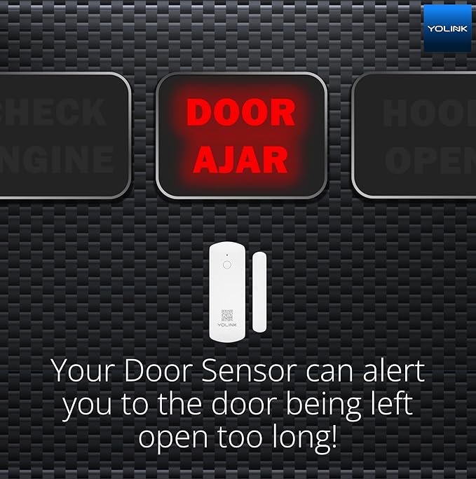 YoLink LoRa Smart Door & Window Sensor 3-Pack: Door Left-Open Reminders - Image 5