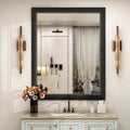 SMIROR Matte Black Bathroom Mirror by SMIROR