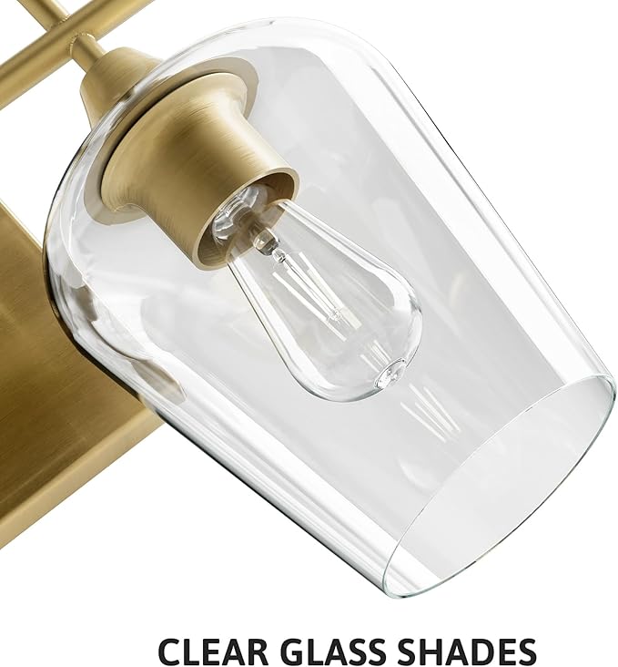 VONLUCE Bathroom Vanity Light, 2-Light Bathroom Light Fixture Over Mirror - Image 6