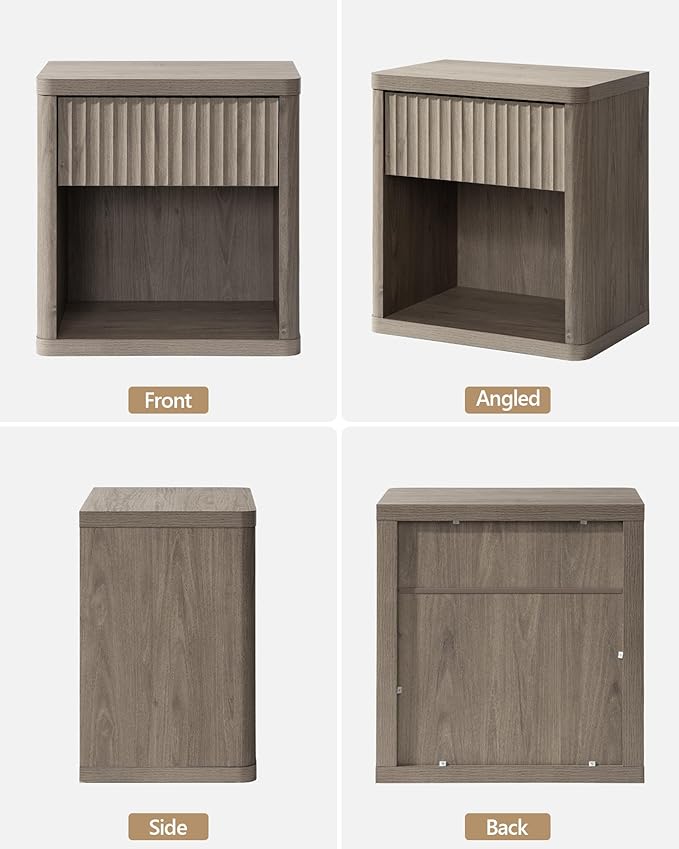 SICOTAS Night Stand Set of 2 Nightstands - Image 8