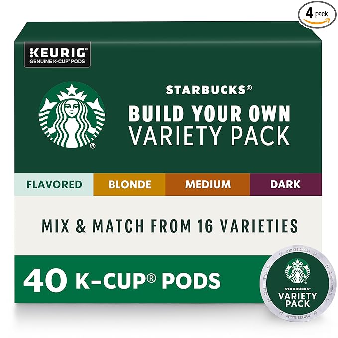 Starbucks Coffee, Keurig K-Cup Pods, Custom Build Your Own Variety Pack by StarbucksbyNespresso