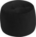 MeMoreCool Stuffed Round Pouf Ottoman Foot Rest, Floor Pouf Foot Stool by MeMoreCool