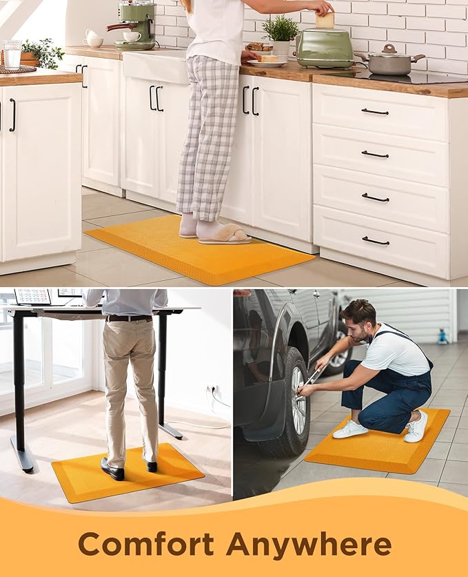 Ophanie Kitchen Mats for Floor, 3/4 Inch Thick Kitchen Rugs, Waterproof - Image 8