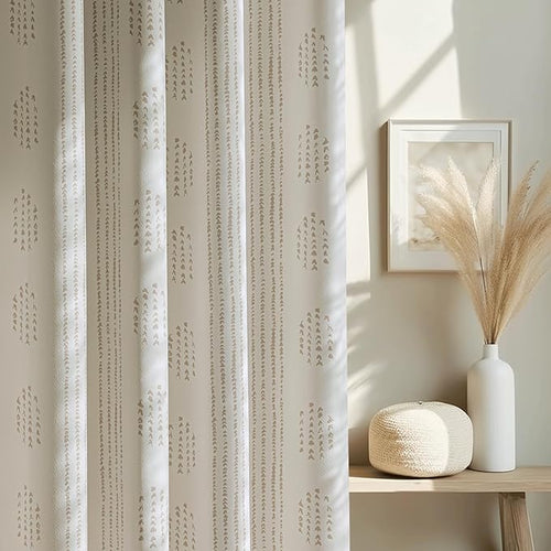 100% Boho Blackout Curtains 72 Inches Long by ugoutry