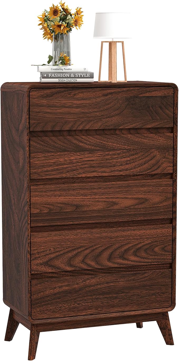 50" Tall Dresser for Bedroom, Vertical Dressers by Easy-LivingFurniture