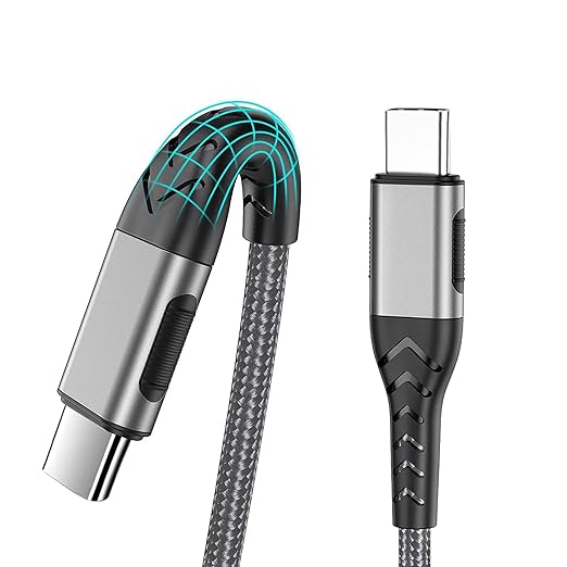 Durcord USB C to USB C Cable, Type C to Type C Charger Braided USB Cable - Image 3