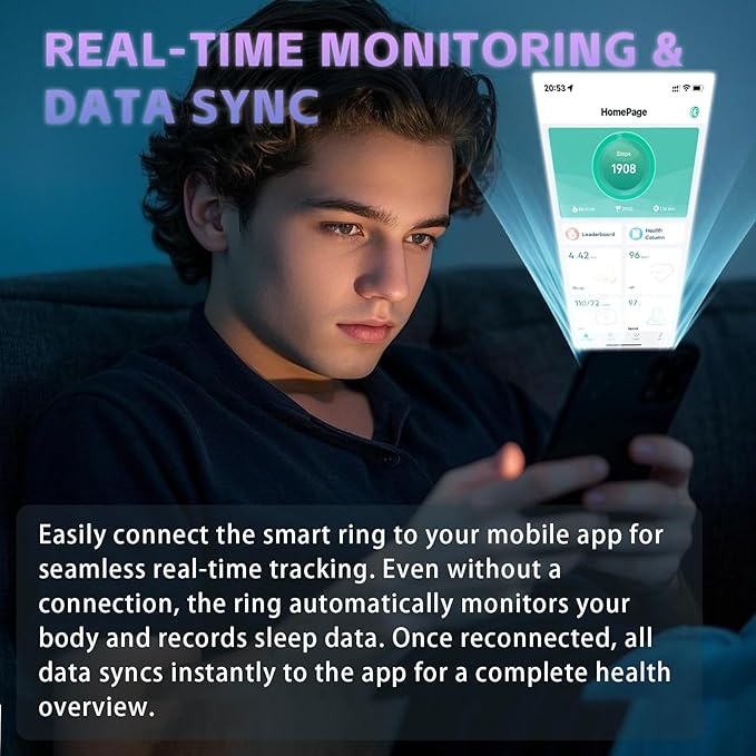 Fitness Tracker Ring for Men Women – Smart Ring - Image 5