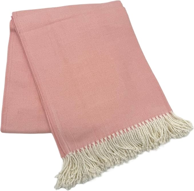 Alashan Cotton Acrylic Adirondack Herringbone Woven Throw by Alashan