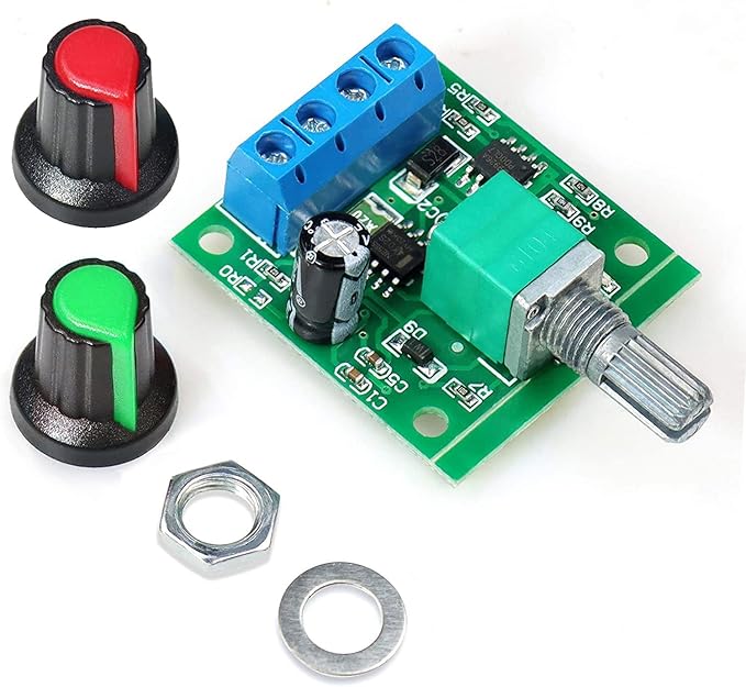 Gebildet 6pcs PWM Low Voltage Motor Speed Controller DC 1.8V/3V/5V/6V/12V 2A - Image 2