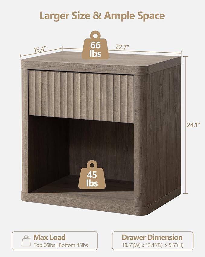 SICOTAS Night Stand Nightstand - Image 2