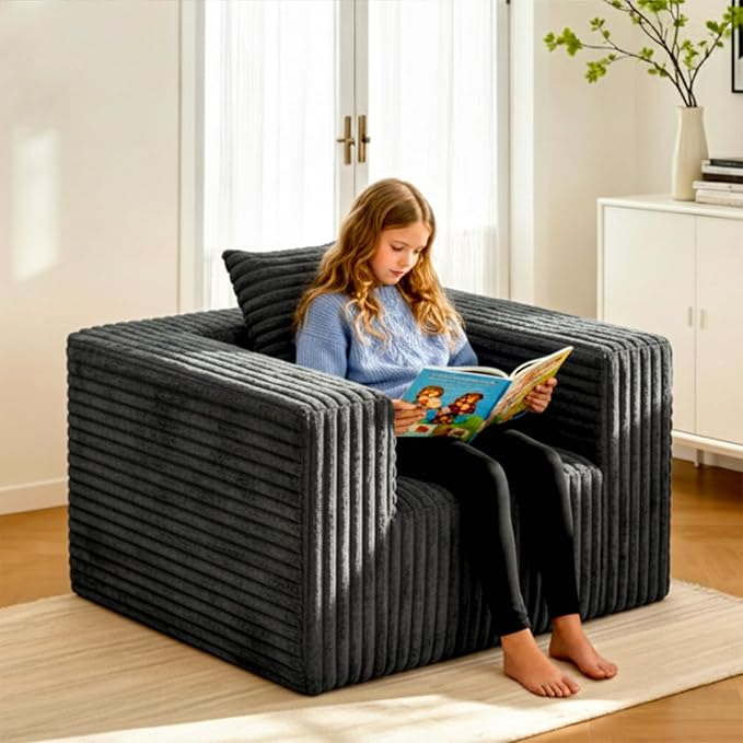 Single Cloud Sofa, Giant Bean Bag Chair - Image 2