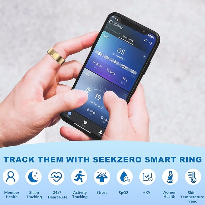 SEEKZERO Smart Ring for Women Men - Image 3
