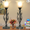 Bedside Lamps Set of 2, Table Lamp by Basdien