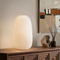 RONDURE 9.5" Modern Ceramic Table Lamp, Fully Dimmable Modern Bedside Lamps by RONDURE