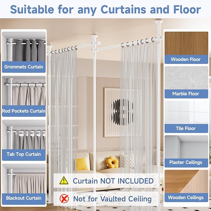 Room Divider Folding Privacy Screens - Image 4