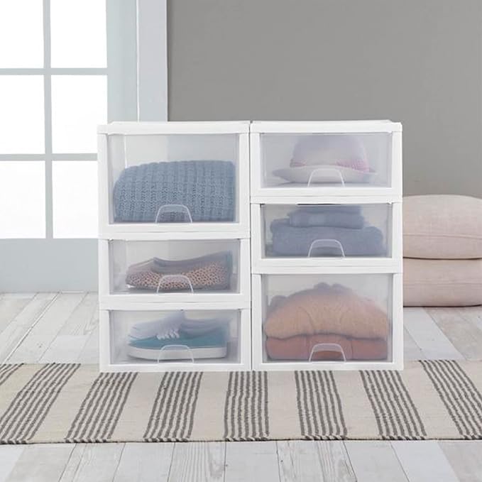Sterilite 6-Pack 16 Quart Stacking Drawer, Accessories, Craft Supplies - Image 7