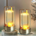 Crystal Lantern Lights Set of 2, Czgor Battery Operated Rechargeable Cordless by CZGOR