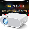 1500 ANSI Smart Projector, HOMPOW 4K Projector by HOMPOW