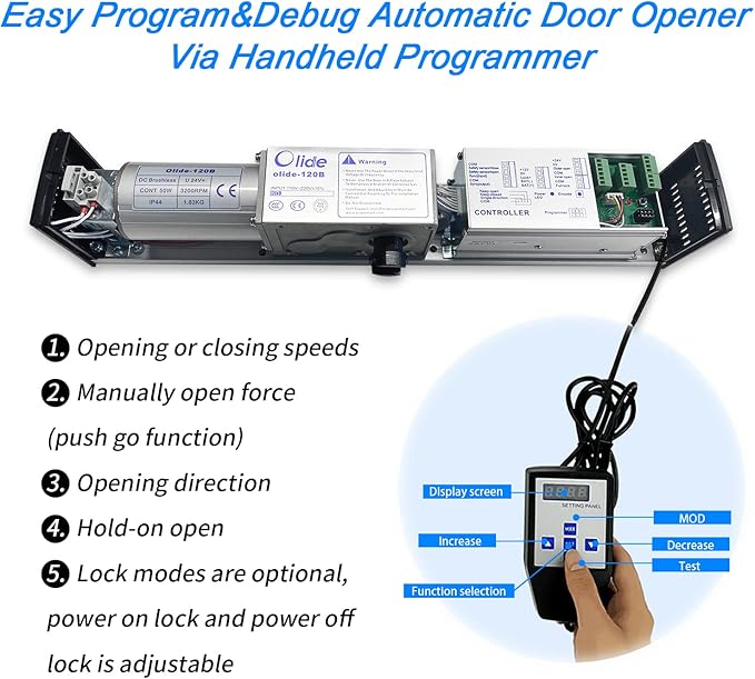 Olideauto Wireless Handicap Door Opener, Pair - Image 5