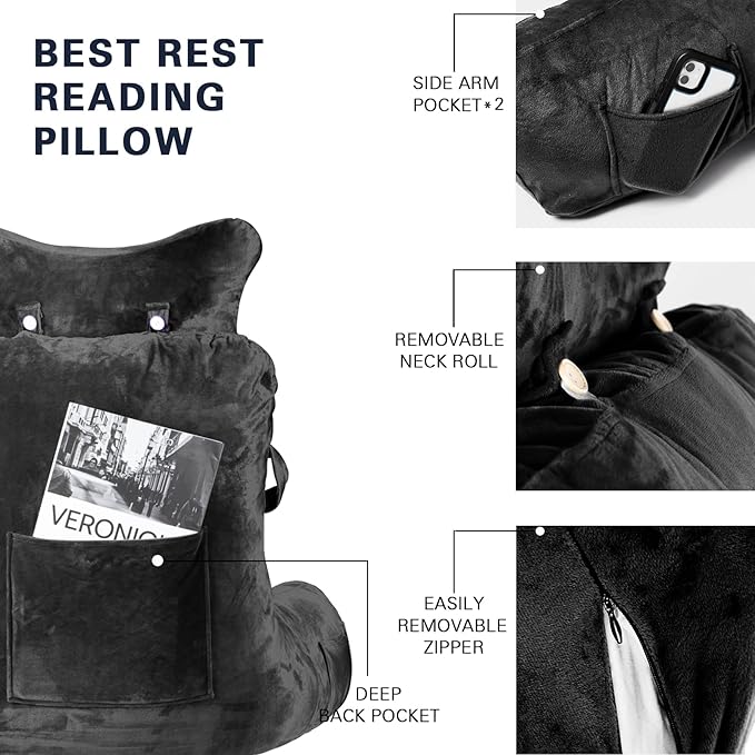 SLIGUY Reading Pillow-Bed Rest Pillow - Image 3