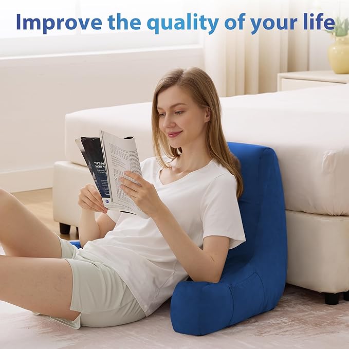 IPYNBAP Back Pillow for Bed Sitting up, Reading Pillow for Sitting in Bed Adult - Image 6