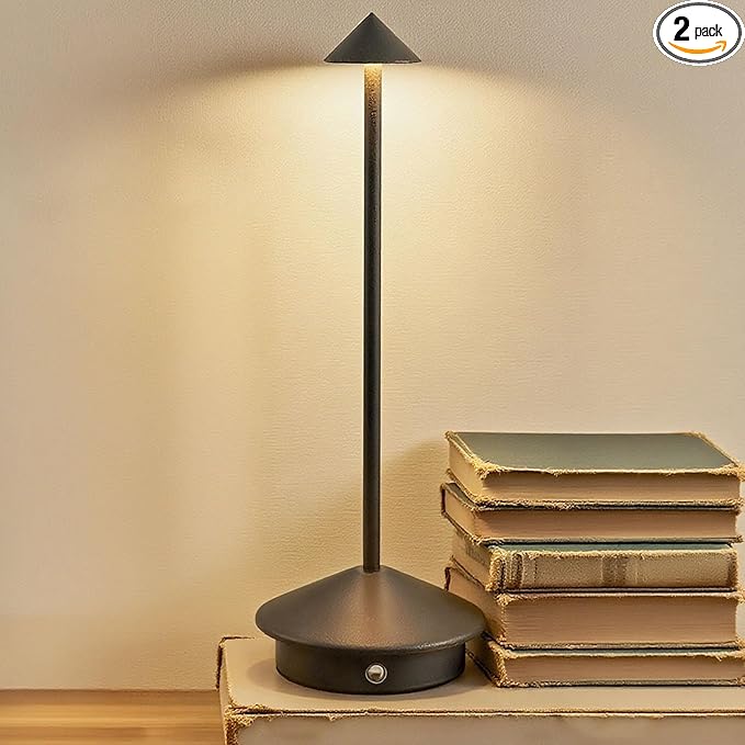 Cordless LED Table Lamp, Rechargeable 5200mAH Battery Operated Lamp by Unknown