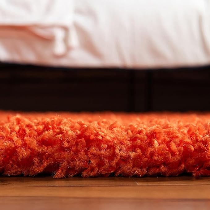 Unique Loom Solid Shag Collection Area Rug - Image 11