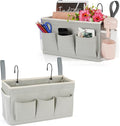 Bedside Caddy Organizer with Fixed Straps & Water Bottle Holder by Lilithye