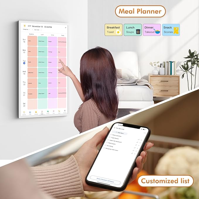 27" Smart Digital Calendar for-Family-Business-Schedules - Image 8