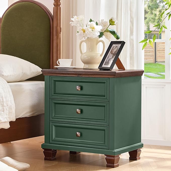 SAVOR LIFE Farmhouse Nightstand - Image 3