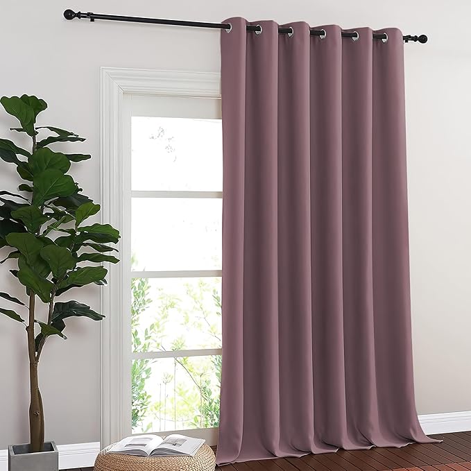 NICETOWN Sliding Door Curtain 108 Inches Long - Image 8