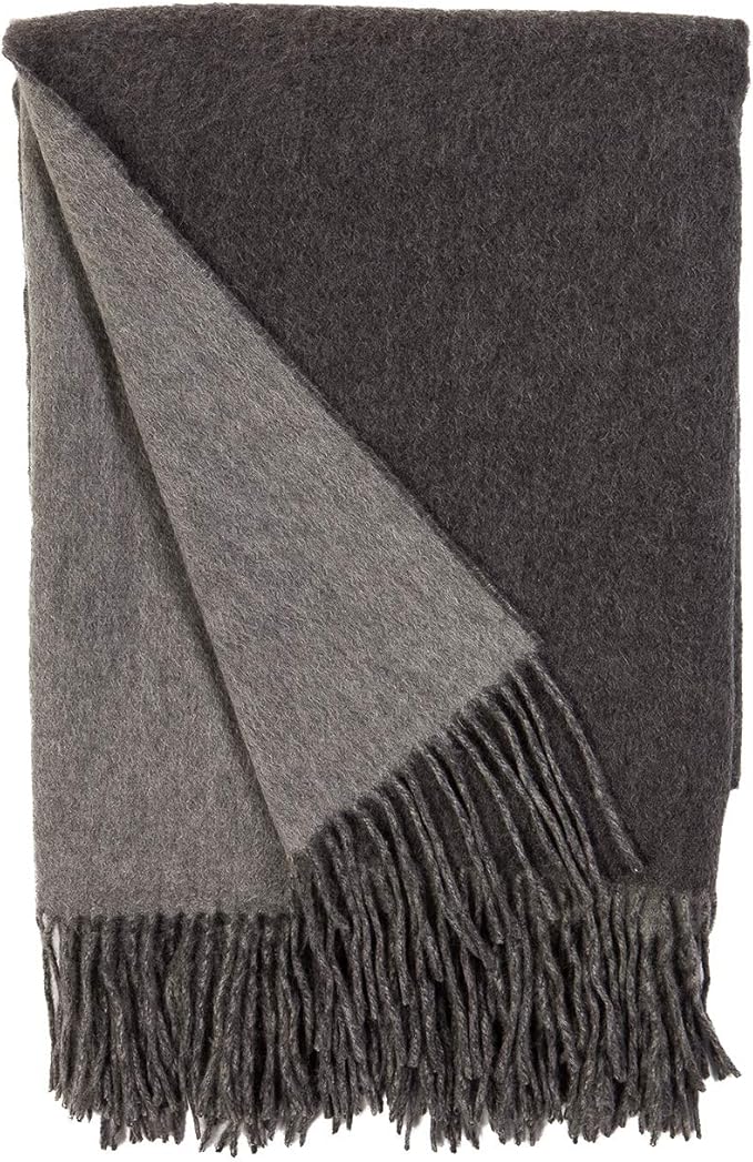 Alashan Cashmere Blend Double Faced Throw-Super Soft and Luxe Fabric- Perfect by Alashan