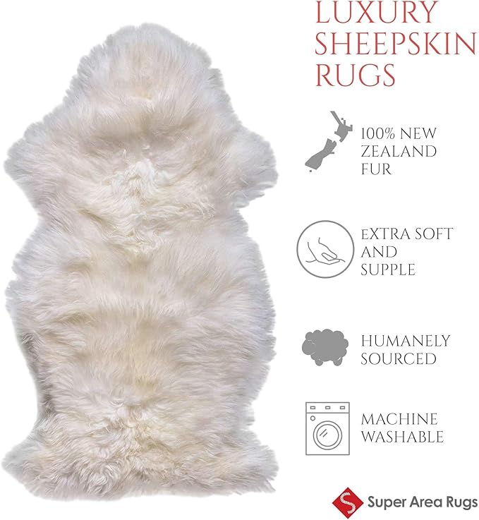 Premium Genuine Fur Sheepskin Rug - Image 7
