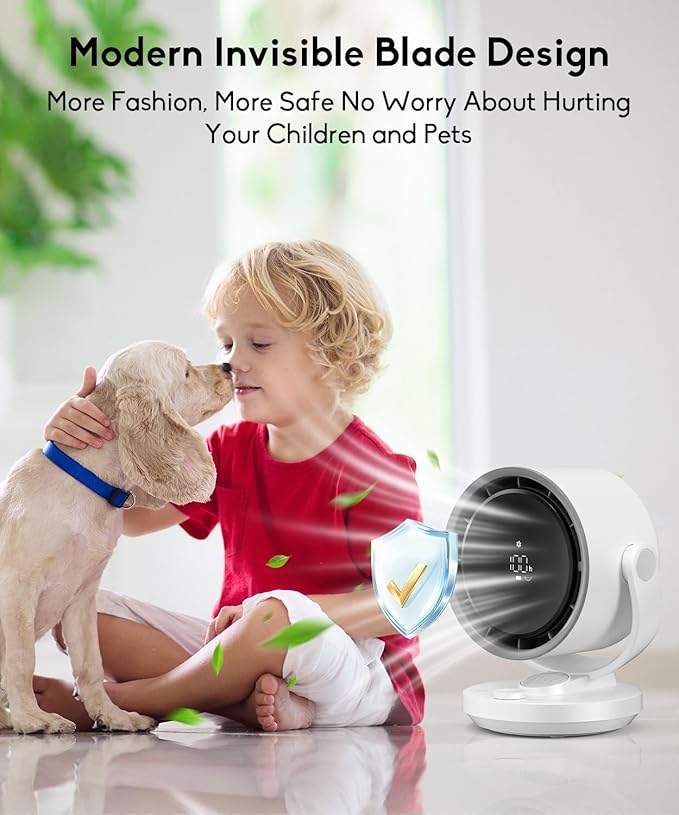 let'me Table Fan, 100-Speed Desk Fan - Image 3