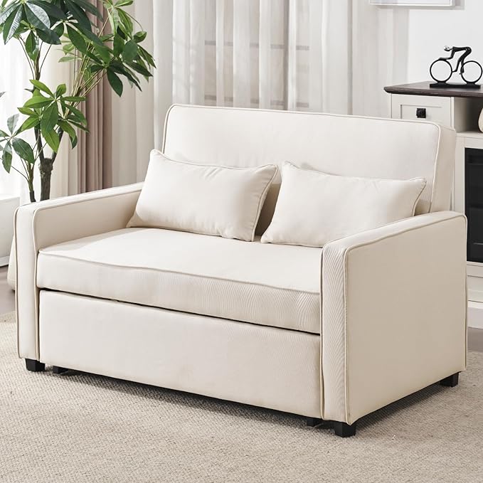Furnimart 3-in-1 Convertible Sleeper Sofa - Image 7